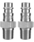 PLUG HIGH FLOW 1/4" MNPT (2/PK)